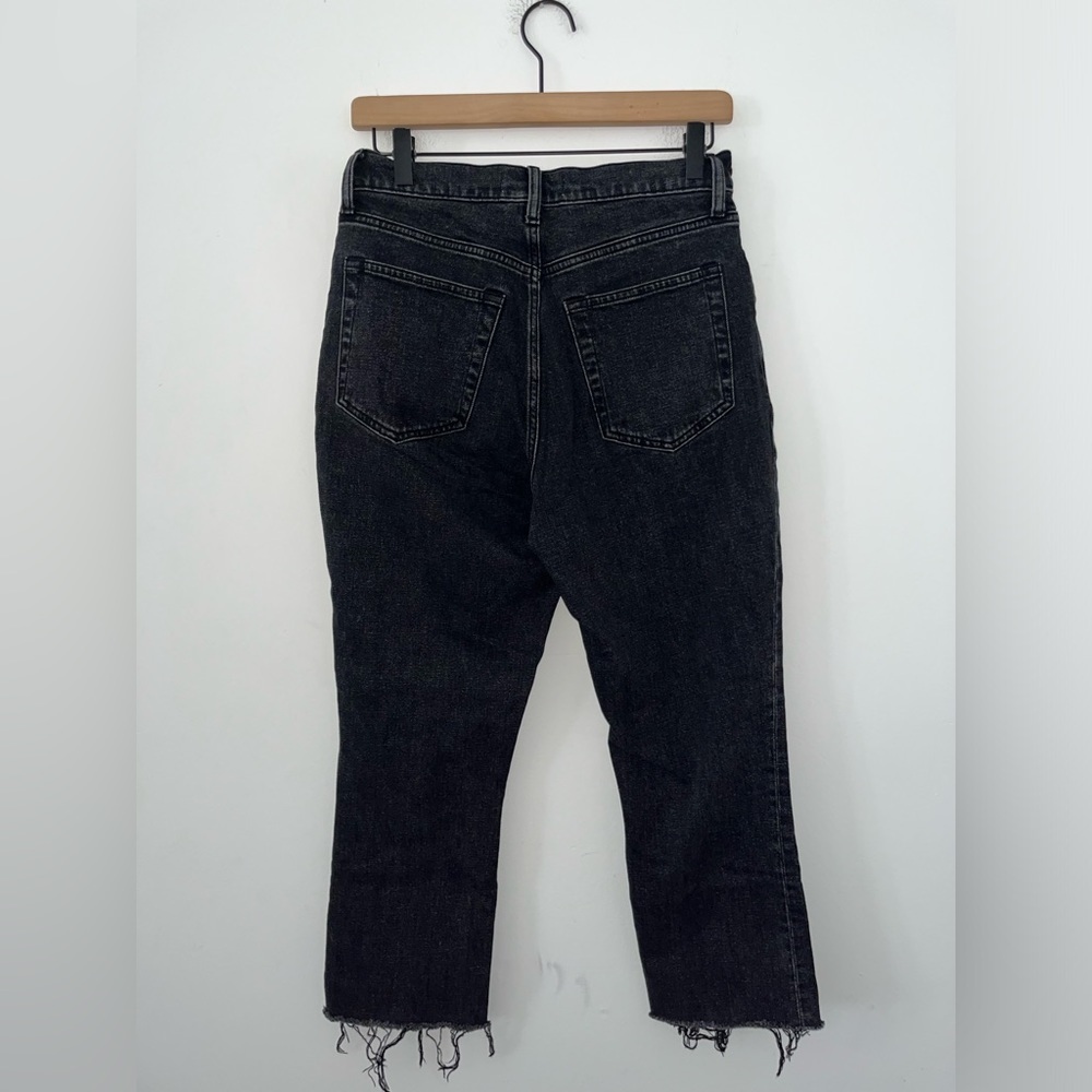 Abercrombie & Fitch High-Rise Wide Leg Jeans - Washed Black - Picture 5 of 8